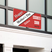 ワールド最高のママレッド 横断幕 (ビルの外側)