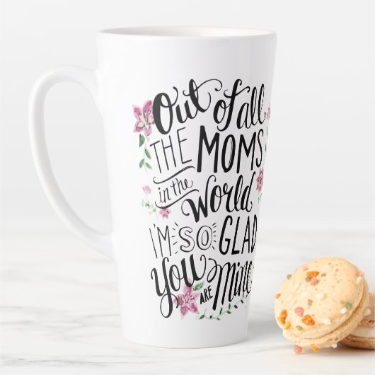 ワールド最高のママ カフェラテマグ (インサイチュ)