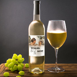 ワールド最高のママ ワインラベル