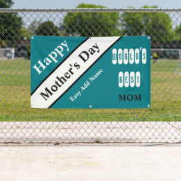 ワールド最高のママ 横断幕