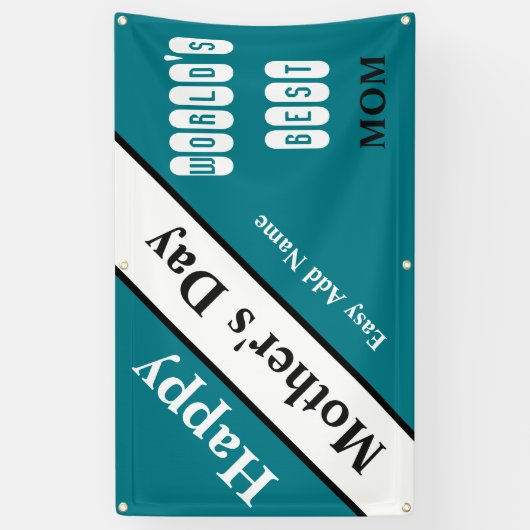 ワールド最高のママ 横断幕 (縦)