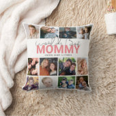 ワールド最高のマミー |写真のコラージュ クッション (ブランケット)