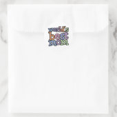 ワールド最高のマTシャツ&ギフト ラウンドシール (バッグ)