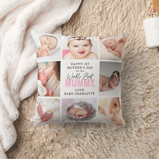 『ワールド最高のミイラ』第1母の日の記念品 クッション (ブランケット)