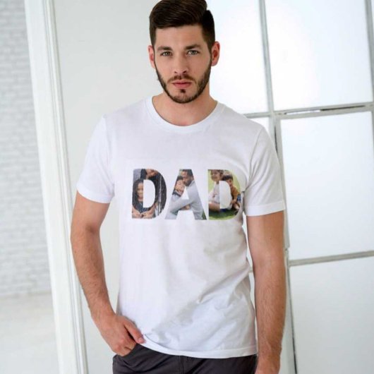 ワールド最高のモダンパパプリントホワイトTシャツ Tシャツ