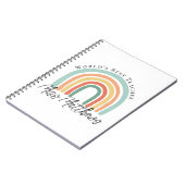 ワールド最高の先生初等虹 ノートブック (左側)