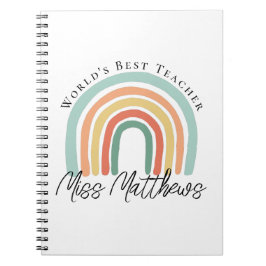 ワールド最高の先生初等虹 ノートブック