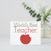 ワールド最高の先生 ポストカード (スタンド正面)