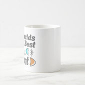 ワールド最高の叔母レトロ コーヒーマグカップ (中央)