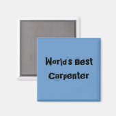 ワールド最高の大工 マグネット (正面/裏面)