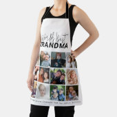 ワールド最高の祖母 |写真のコラージュ エプロン (インサイチュ)