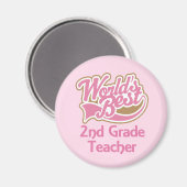 ワールド最高の第2級先生 マグネット (正面/裏面)