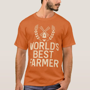 ワールド最高の農家ファームオーバー農業 Tシャツ
