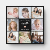 ワールド素晴らしアウンティ8フォトコラージピンクハート フォトプラーク (正面)