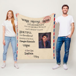 ワールド素晴らしシスターフリースブランケット フリースブランケット