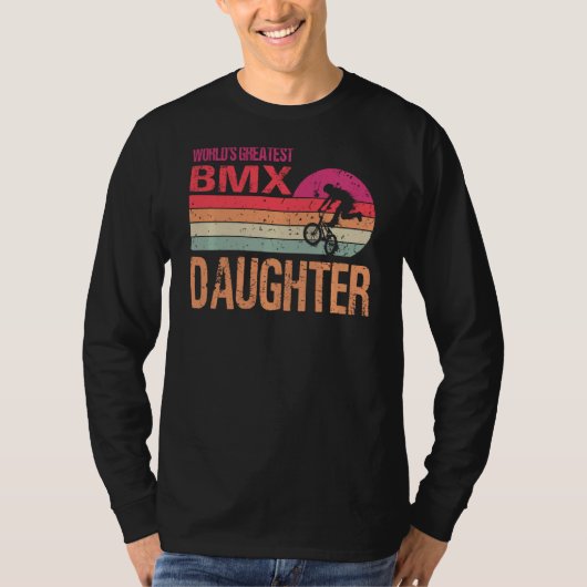 ワールド素晴らしS Bmx娘ヴィンテージ母Sデイ Tシャツ (正面)