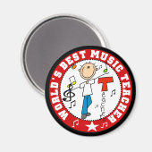 ワールド音楽最高の先生マグネット マグネット (正面/裏面)