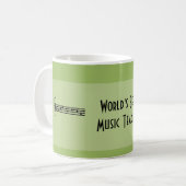 ワールド音楽最高の先生 コーヒーマグカップ (正面左)