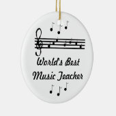 ワールド音楽最高の先生 セラミックオーナメント (右)