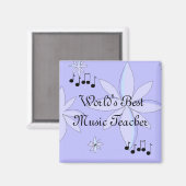 ワールド音楽最高の先生 マグネット (正面/裏面)