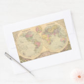 ワールド10 長方形シール (封筒)