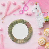 ワールド4 ペーパープレート (パーティー)