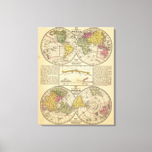 ワールド5 キャンバスプリント (正面)