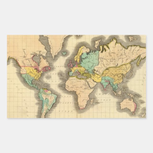 ワールド6 長方形シール (正面)