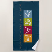 ワールド・トラベル・ホールディングス・タオル ビーチタオル (正面)