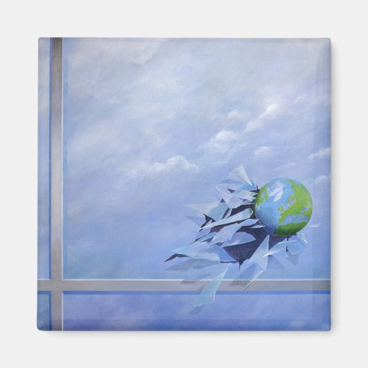 ワールド・ブレイキング・ガラス マグネット (正面)