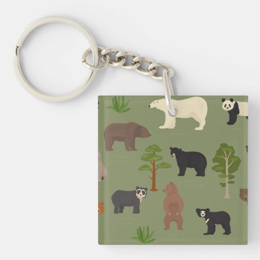 ワールド・ベア キーホルダー (正面)