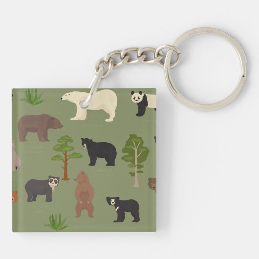 ワールド・ベア キーホルダー (裏面)