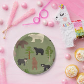 ワールド・ベア ペーパープレート (パーティー)