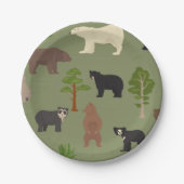 ワールド・ベア ペーパープレート (正面)