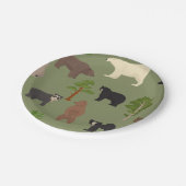 ワールド・ベア ペーパープレート (アングル)