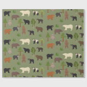 ワールド・ベア ラッピングペーパー (フラット)