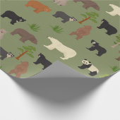 ワールド・ベア ラッピングペーパー (角)