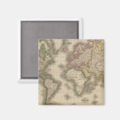 ワールド、メルカトルの投影2 マグネット (正面/裏面)