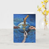 ワールド・ユニティ・グラフィ カード (黄色い花)