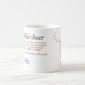 ワールド・ワード・トナカイ・マグ コーヒーマグカップ (中央)