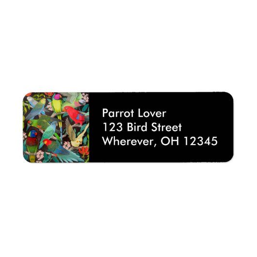 ワールドIIラベルのパロッツ ラベル (正面)