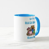 ワールドNo.1チャイルドライフのスペシャリストがハグしたいクマ マグカップ (正面右)