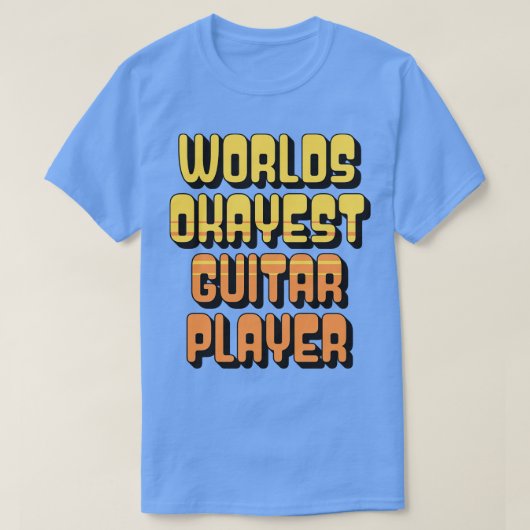ワールドOkayestギターギタリスト2 Tシャツ (デザイン正面)