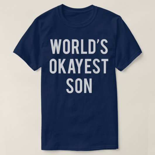 ワールドOkayest SonFunny Son S Tシャツ (デザイン正面)