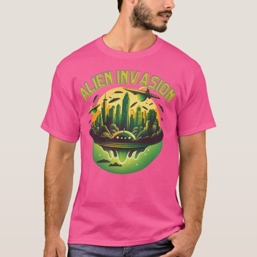 ワールドUFOデー Tシャツ (正面)