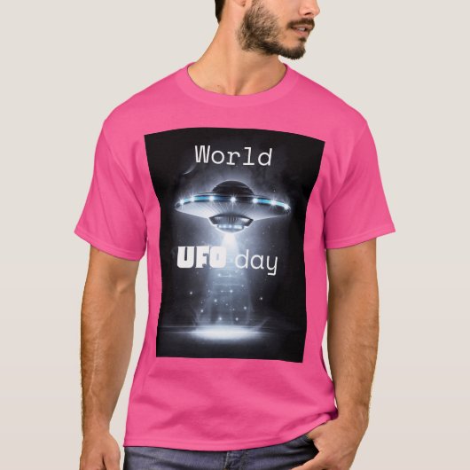 ワールドUFOデー Tシャツ (正面)