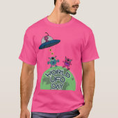 ワールドUFOデー Tシャツ (正面)
