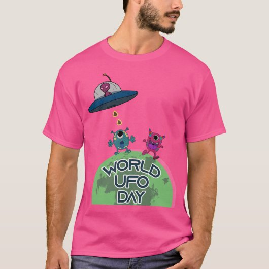 ワールドUFOデー Tシャツ (正面)