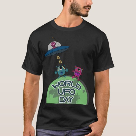 ワールドUFOデー Tシャツ (正面)