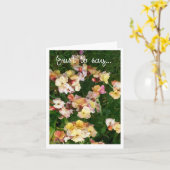 「ワールフラワーズ」って言うだけで…ノテカード カード (黄色い花)